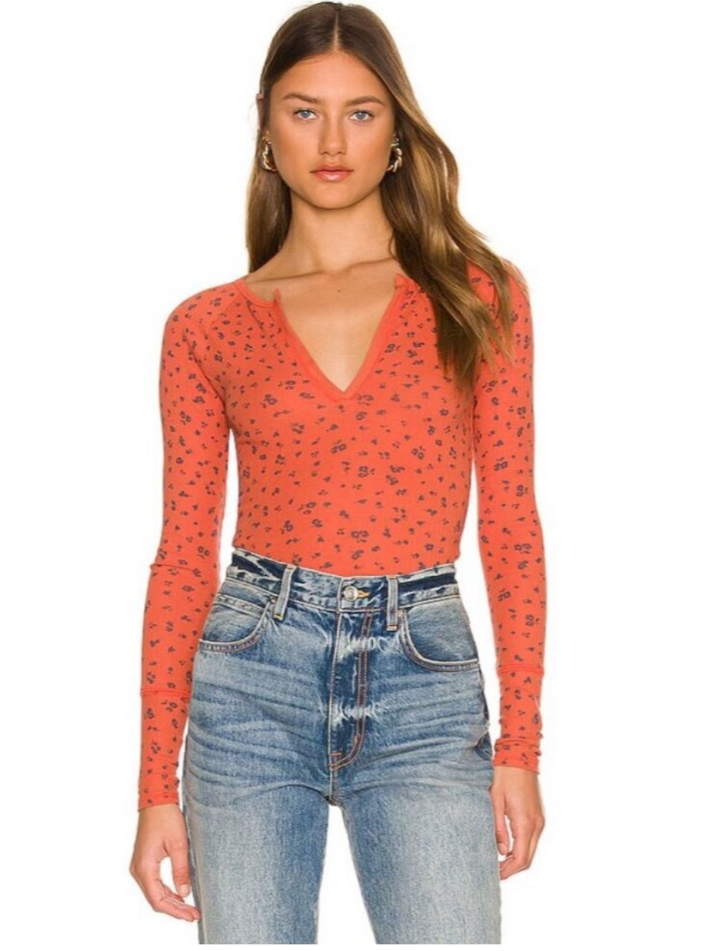 Free People Billie Layering Long Sleeve Top